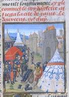 Tapestry : the Black Prince at the siege of Calais